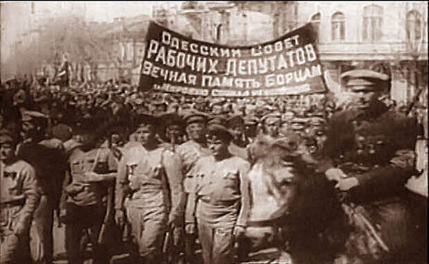 Советская Одесса 1919 год. /фото реставрировано мной. изображение взято из открытых источников/