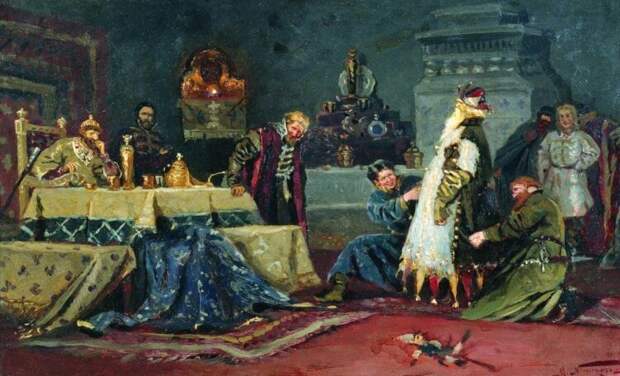 Пир Ивана Грозного XVI век, Монархи и правители, Питание и продукты, россия