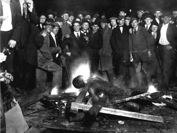 Массовая расправа над насильником. Небраска, США, 1919 | Фото: glavpost.com
