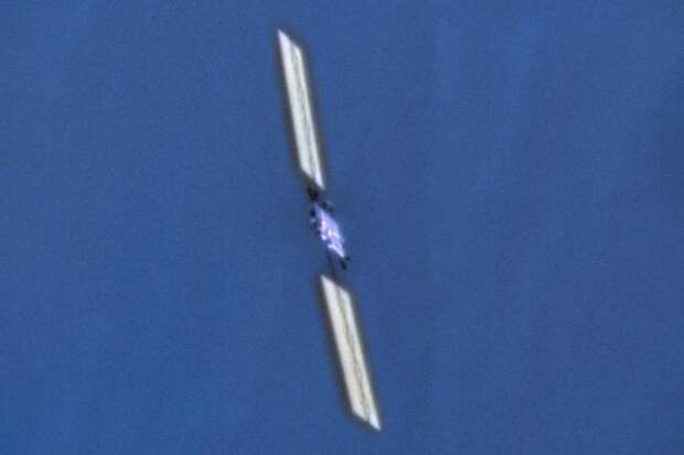 Упавший с орбиты спутник Starlink попал на фото