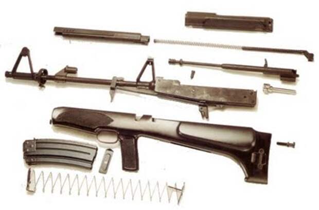 Неполная разборка винтовки Valmet M82