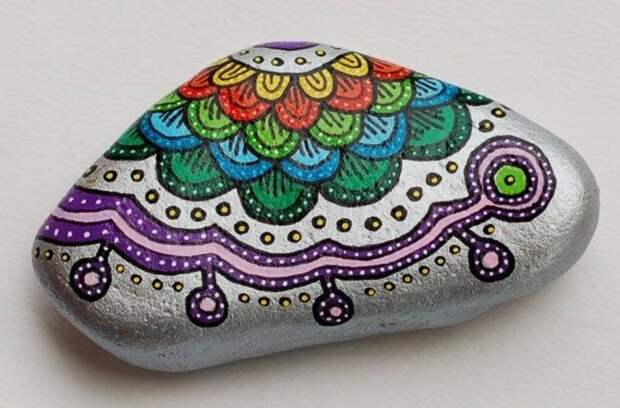 рисование на камнях роспись камней для сада камни декорация
