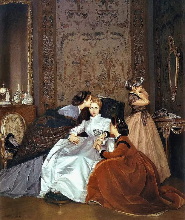 Огюст Тульмуш 1866 г. Холст, масло.