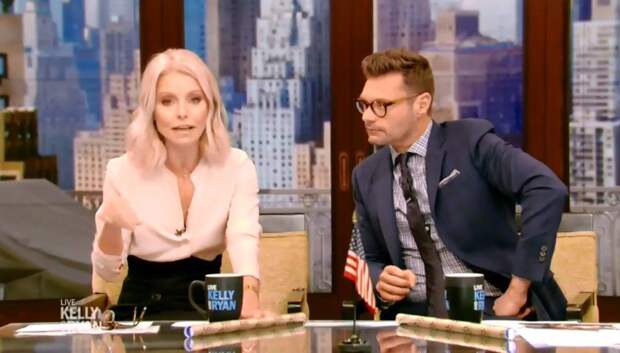 Kelly Ripa and Ryan Seacrest talk about the school shooting at Stoneman Douglas High School in Parkland, Florida, on Feb. 15, 2018.