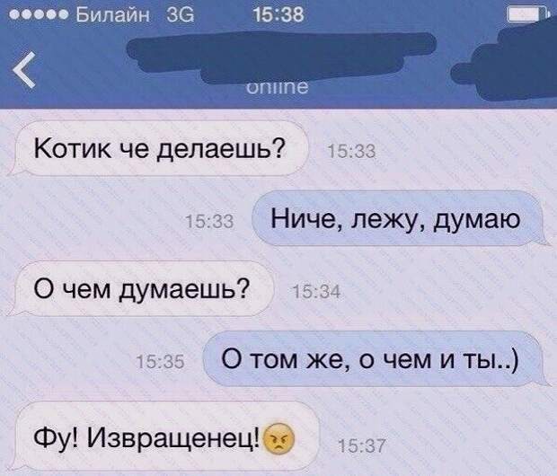Забавные переписки людей в Интернете