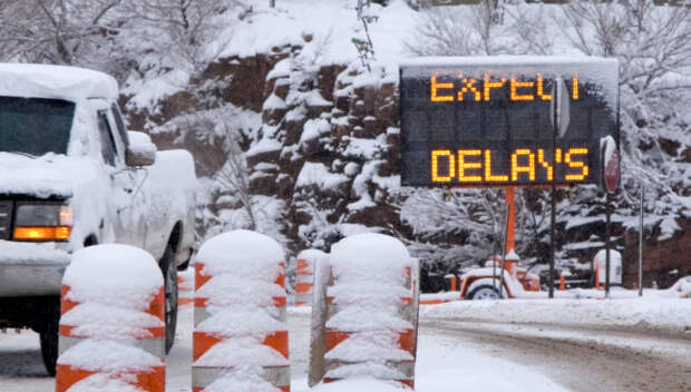 Pickup Launches And Falls 70 Feet Off Snowy Wisconsin Overpass