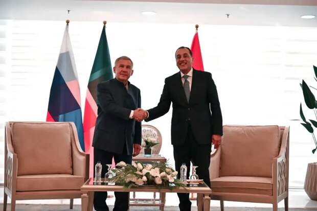 Миңнеханов һәм Мисыр Премьер-министры сәнәгать партнерлыгын көчәйтергә килеште
