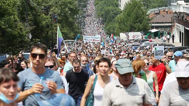 Шествие в Хабаровске