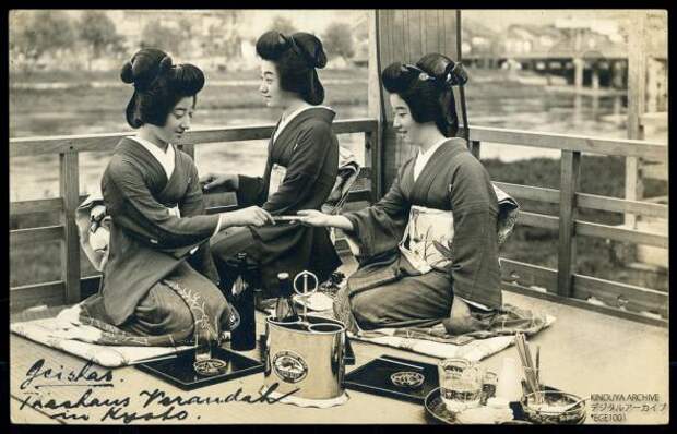 Гейши Киото.