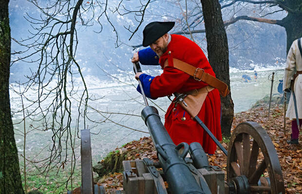 Историческая реконструкция Нарвского сражения 1700 года