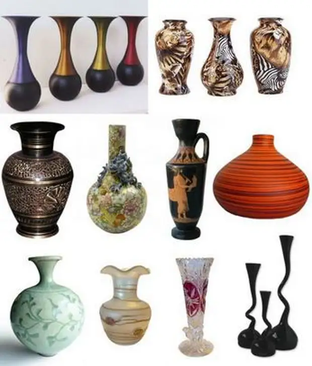 Какой формы ваза. Разные вазы. Формы ВАЗ для цветов. Интерьерные вазы. Вазы разной формы.