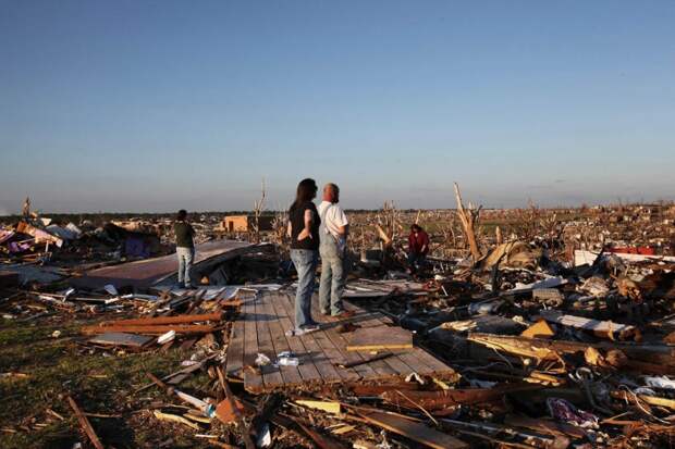 6. Торнадо в городе Джоплин, 2011 природа, стихийные бедствия, факты, фотография