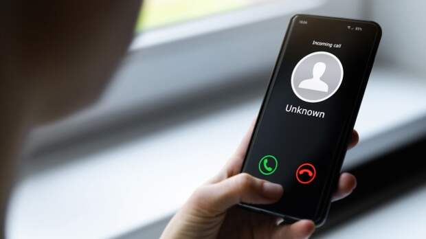 Unknown caller on phone