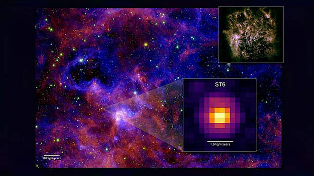 Впервые за пределами Млечного Пути обнаружены предшественники жизни в ледяных оболочках протозвезды в соседней галактике
