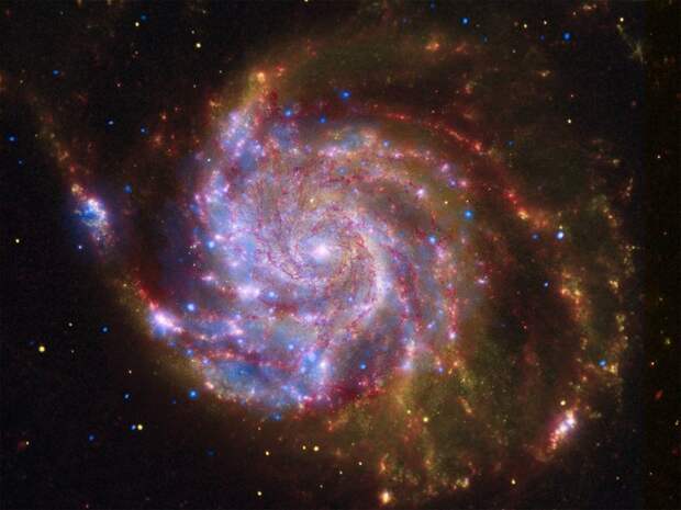 Спиральная галактикиа M101 Спиральная галактикиа M101 интересное, космос, красота, наука, фото
