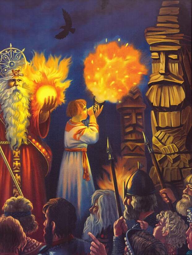 И. Пилишенко, «Перунов огонь», фрагмент, 2000 год И. Пилишенко, «Перунов огонь», фрагмент, 2000 год