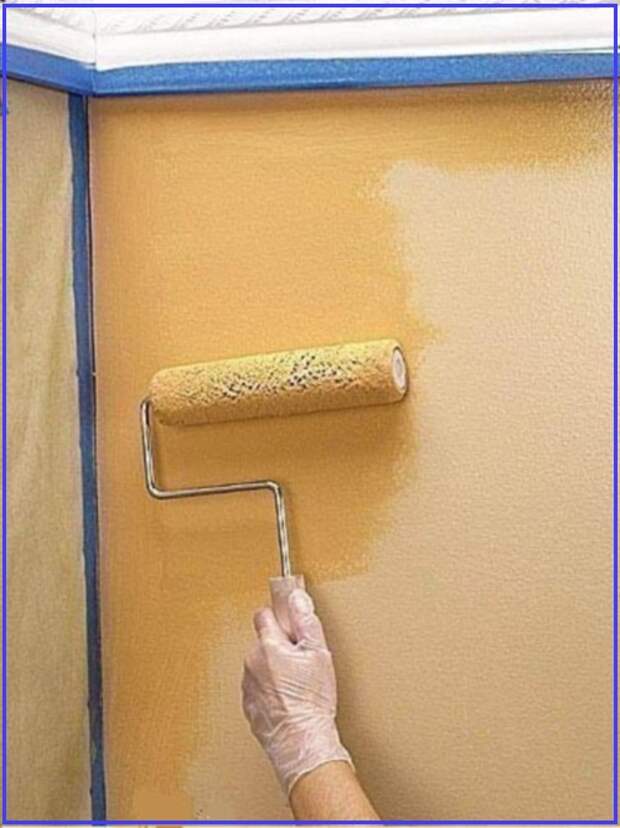 как красить стены