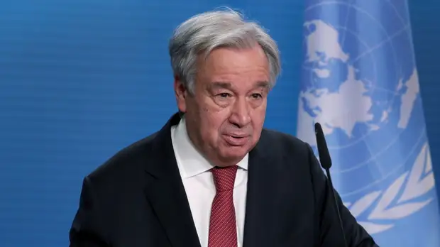 Генcек ООН обеспокоен ситуацией вокруг самолёта Ryanair