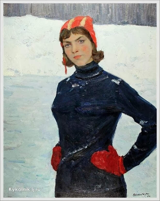 Непостаев Виктор Кузьмич (Россия, 1918) «Спортсменка» 1964