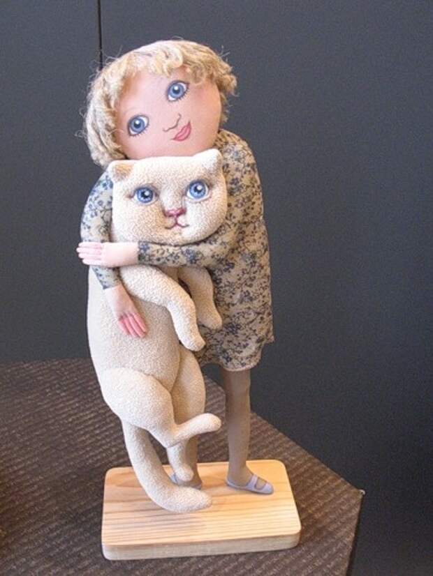 Авторские куклы - скульптуры из ткани