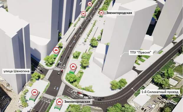В Хорошёво-Мнёвниках началось общественное обсуждение проекта ТПУ «Пресня»
