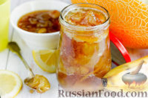 Фото к рецепту: Варенье из дыни и банана