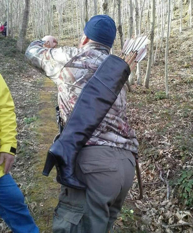 Сумка для стрел. | Фото: Twitter. Сумка для стрел. | Фото: Twitter.