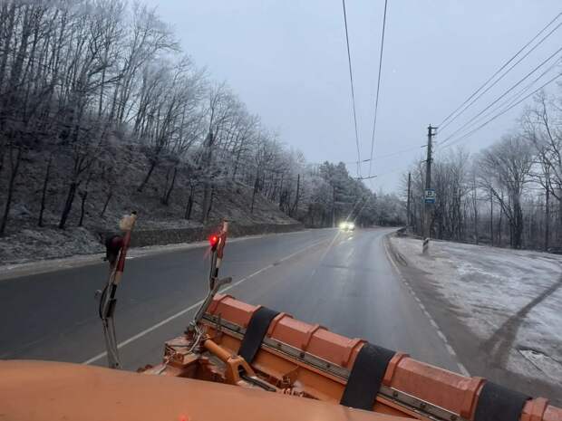 Обстановка на дорогах Крыма вечером 11 января