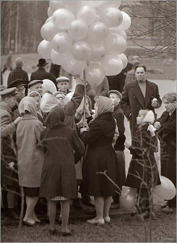 Москва и москвичи на фотографиях Виталия Гуменюка.  1956-1959 г
