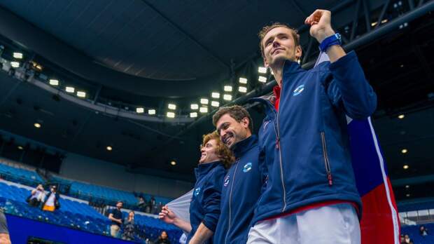 Даниил Медведев, Аслан Карацев, Андрей Рублев, Россия, ATP Cup