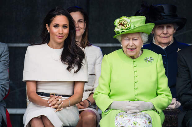 Meghan and Queen Elizabeth