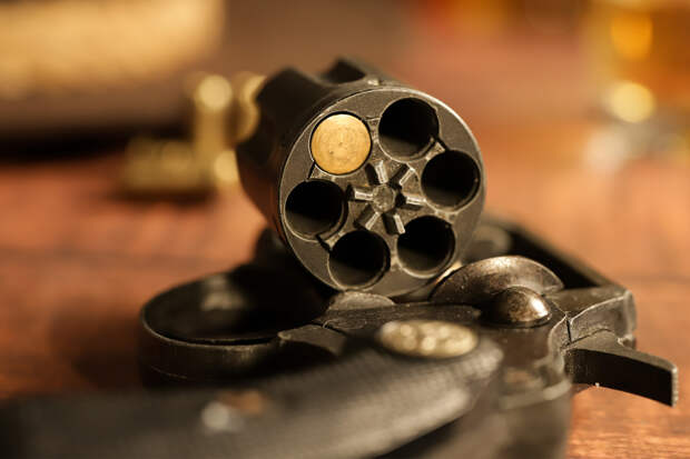 Российский пенсионер напугал семью револьвером