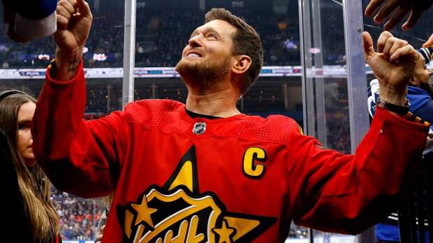 Michael Bublé at NHL All-Star draft