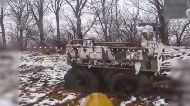 FPV-дроны поразили наземных роботов и бронетехнику ВСУ