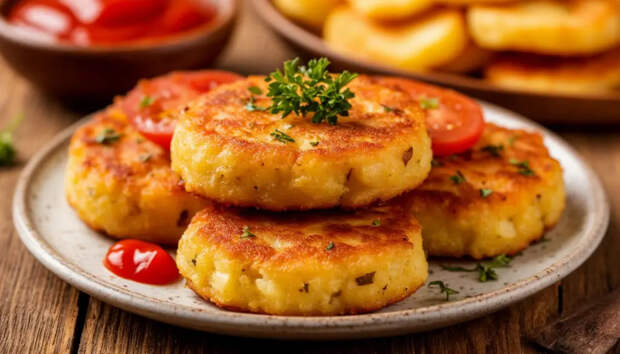 Картошка с мясом по-новому: лепёшки из пюре, которые исчезают за 10 минут