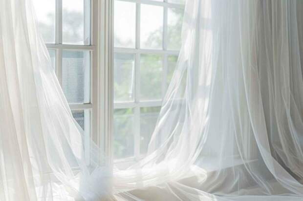 Как быстро отбелить тюль в домашних условиях
