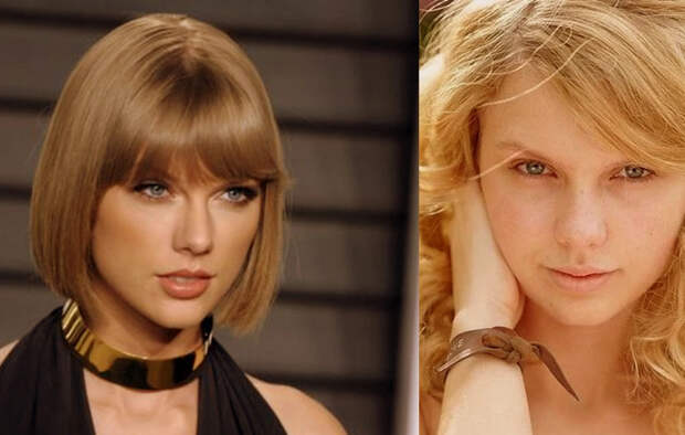 Тейлор Свифт без макияжа: "До и после", радующее взгляд