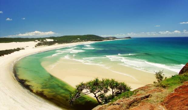 Пляжи острова Фрейзер Австралия. 10 наиболее опасных мест для плавания. Фото с сайта NewPix.ru