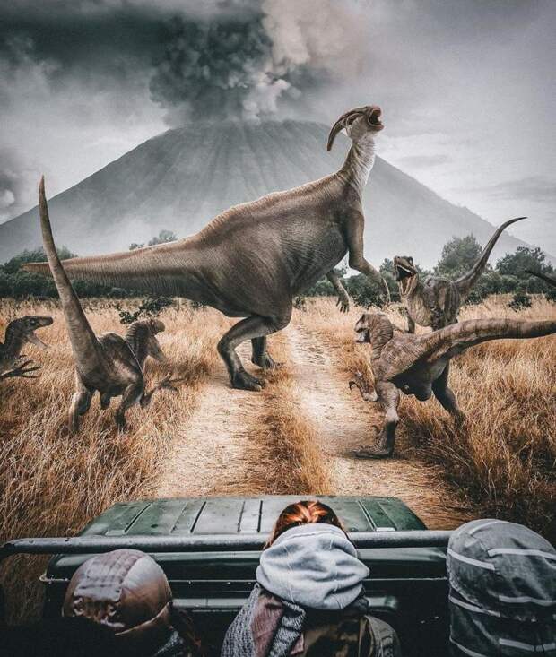 Фотохудожник помещает фантастичных персонажей в современные реалии