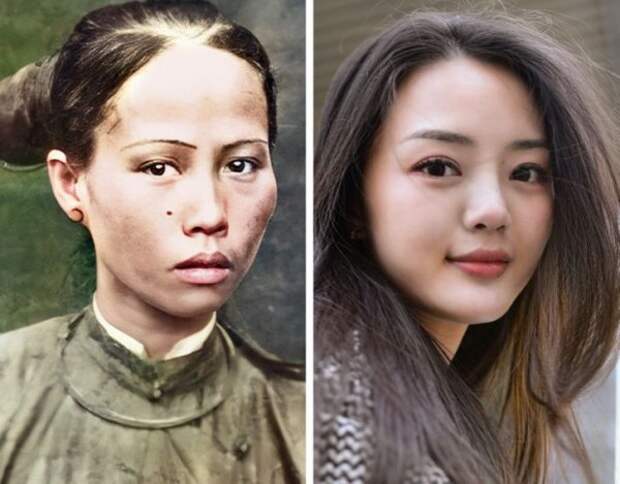 Как изменилась внешность женщин разных народов более чем за 100 лет