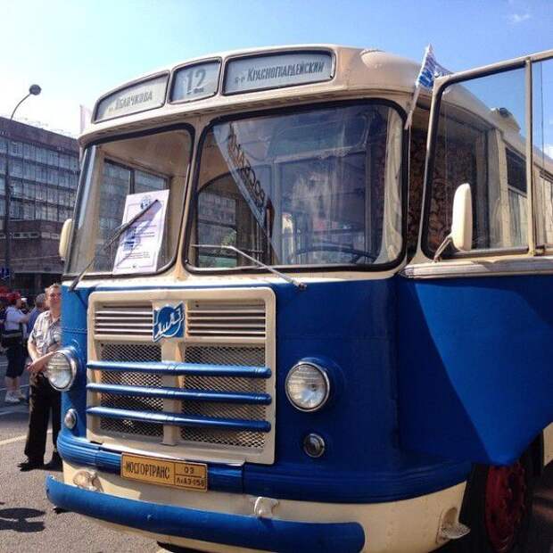Парад ретроавтобусов в Москве интересности, парад, ретро, события