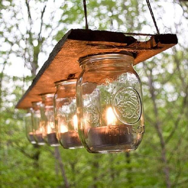 Крутое и очень оригинальное решение для декорирования любого места при помощи таких интересных светильников.