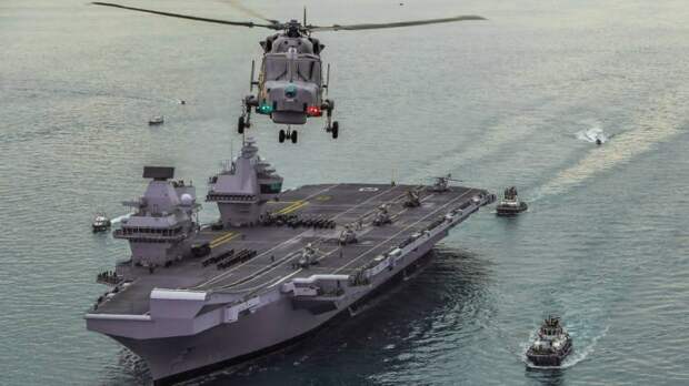 Британская пресса: Авианосец HMS Queen Elizabeth направится в Средиземное море «сдерживать» Россию