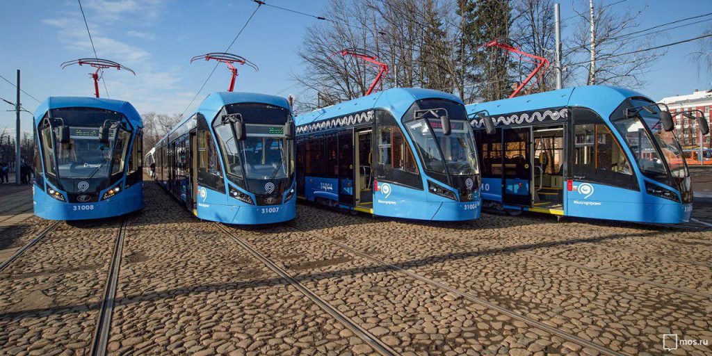 Собянин: В течение пяти лет в Москве обновят парк трамваев /фото: mos.ru