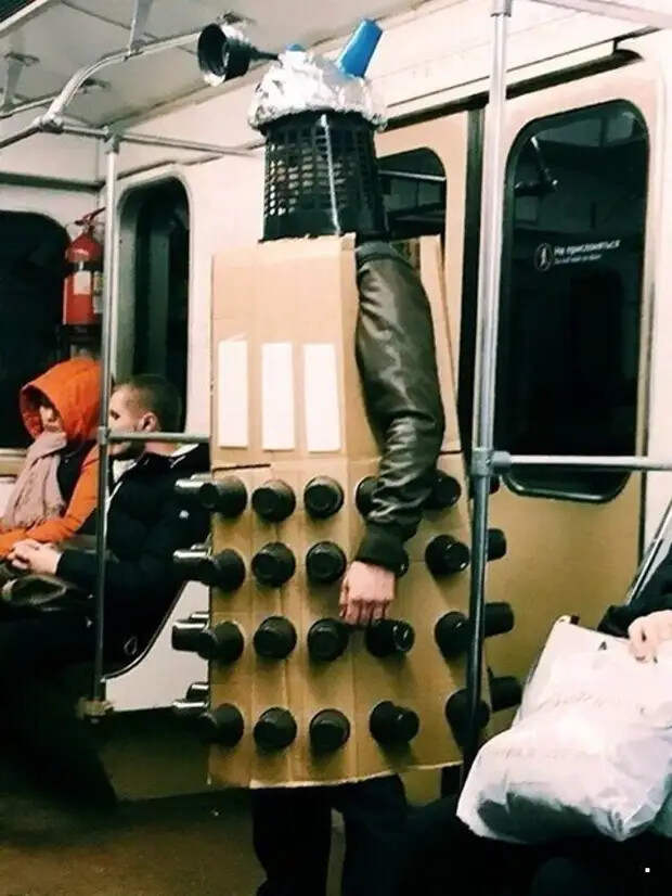 Странные и необычные пассажиры в метро