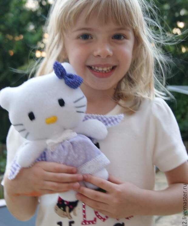 Создание мягкой игрушки — Hello Kitty ангел