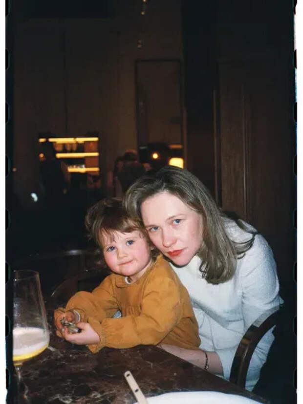 Маша Янковская с дочерью