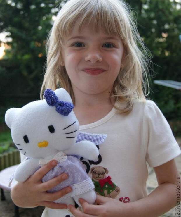 Создание мягкой игрушки — Hello Kitty ангел