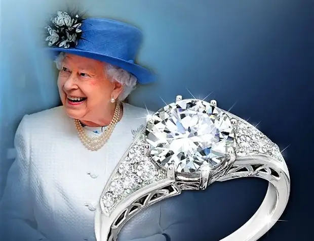 Кольцо на помолвку Елизаветы II