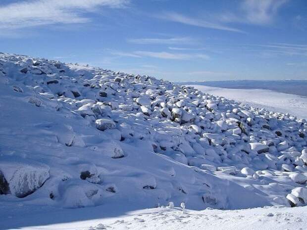 Большая каменная река в Национальном парке Таганай (8 фото)